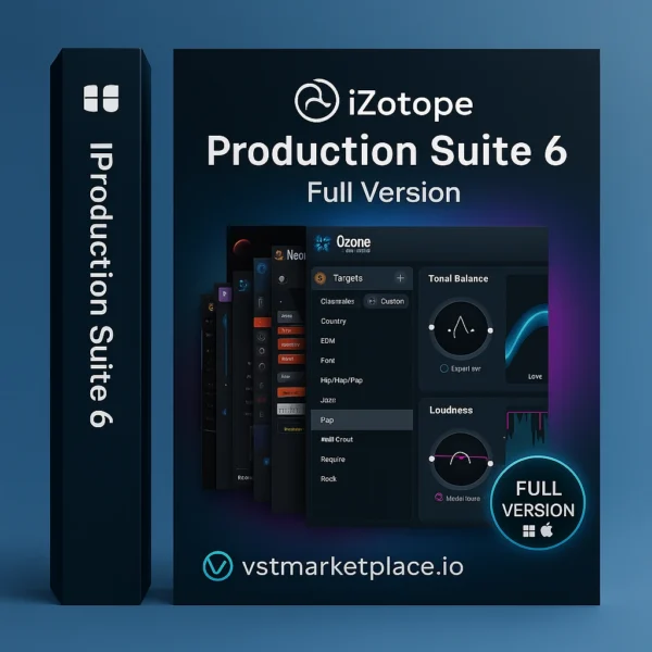iZotope Production Suite 6 Full Version – complete audio mastering and music production plugin bundle
