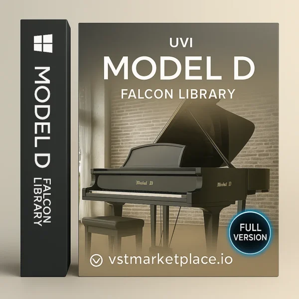 UVI Model D Falcon Library Full Version – authentic Steinway concert grand piano sampled for UVI Falcon and UVI Workstation