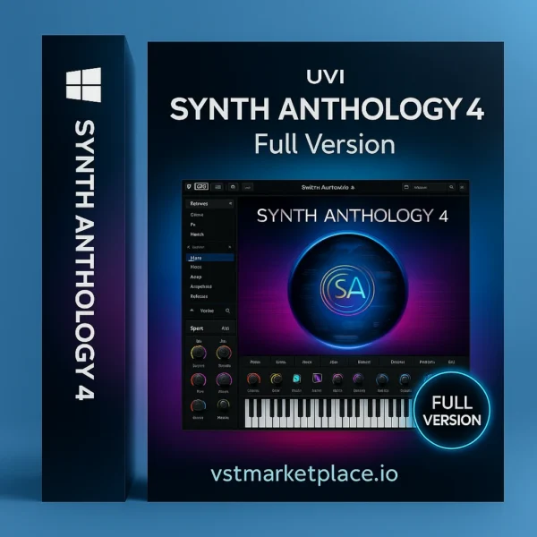 UVI Synth Anthology 4 Full Version – hardware synth collection library with 200 iconic synthesizers