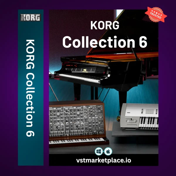 KORG Collection 6 55+ legendary vintage synthesizer emulations with new instruments and enhanced modeling technology