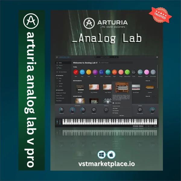 Analog Lab V Pro – 2000+ Premium Presets for Music Production