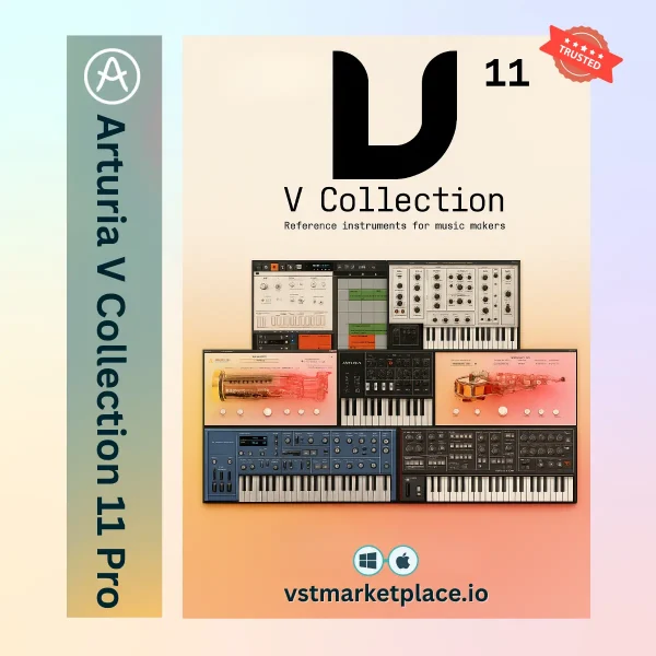 Arturia V Collection 11 – 39 Iconic Synths & Keyboards (Pro Bundle)