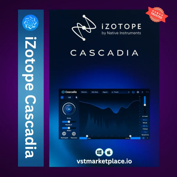 iZotope Cascadia – Intelligent Tape Delay for Clear Mixes