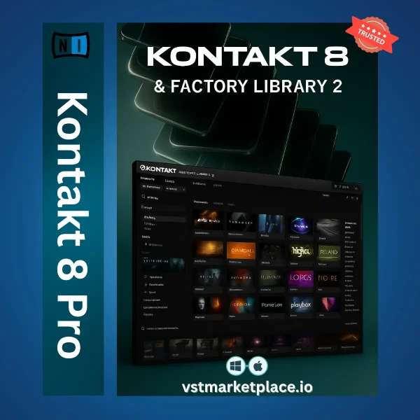 Kontakt 8 Pro & Factory Library 2 – Powerful Sampler + 43 GB Collection