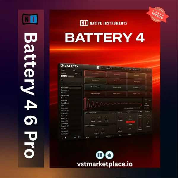 Battery 4 – Pro Drum Sampler & 12,000+ Drum Sounds