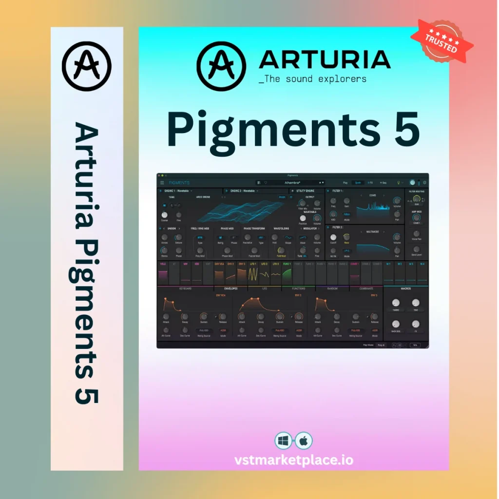 Arturia Pigments 5 Download | Polychrome Synthesizer VST