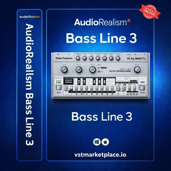 AudioRealism Bass Line 3 Download 303-Style Bass Synth Plugin