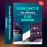 Native Instruments Kontakt 8 PRO Download + 110 Premium Libraries