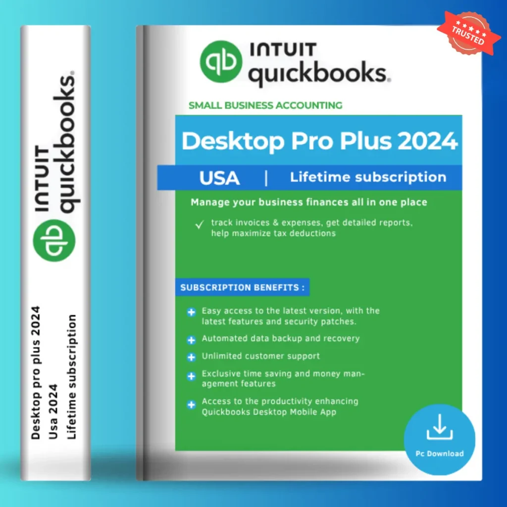 QuickBooks Desktop Pro Plus 2024 | Official License Key