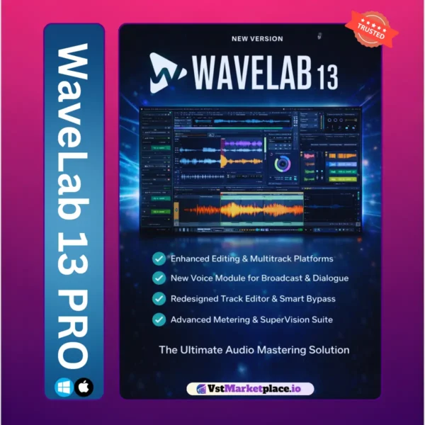 Steinberg WaveLab 13 PRO – Professional Audio Editing & Mastering Software